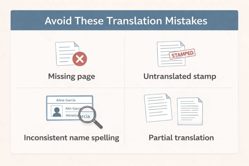 Common translation mistakes that can delay an asylum case
