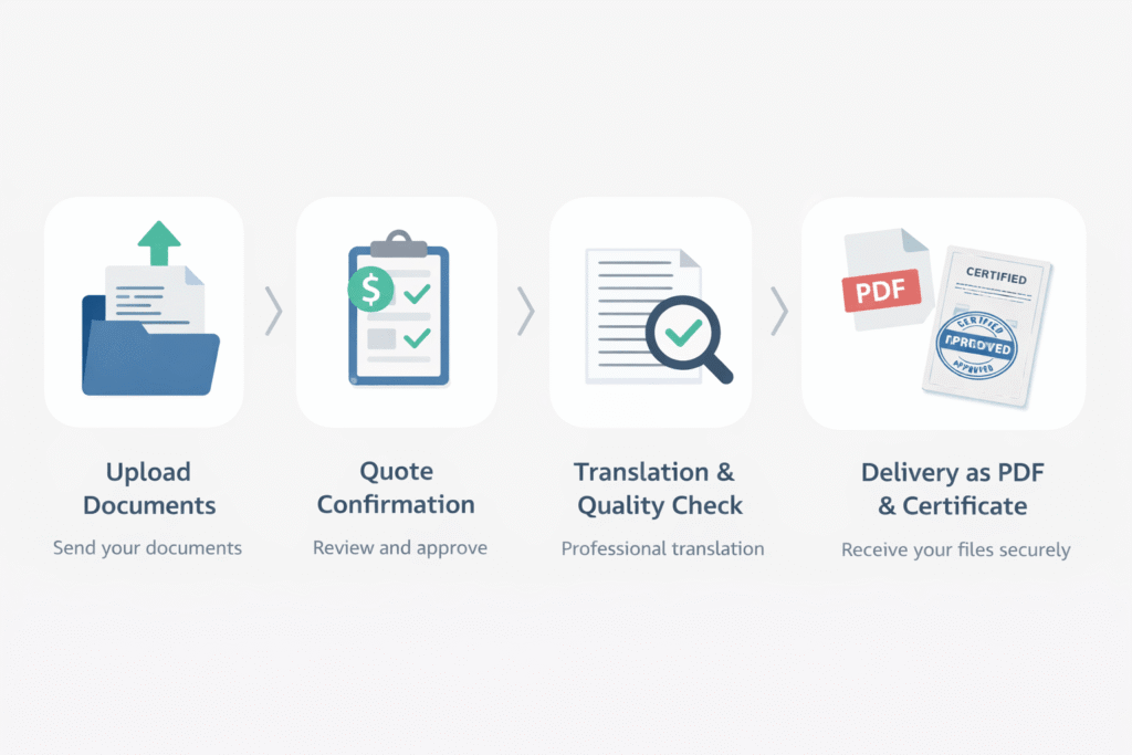 How to get certified translation for insurance in four steps
