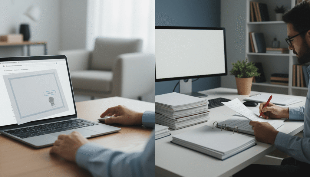 Online and in person translation services side by side comparison