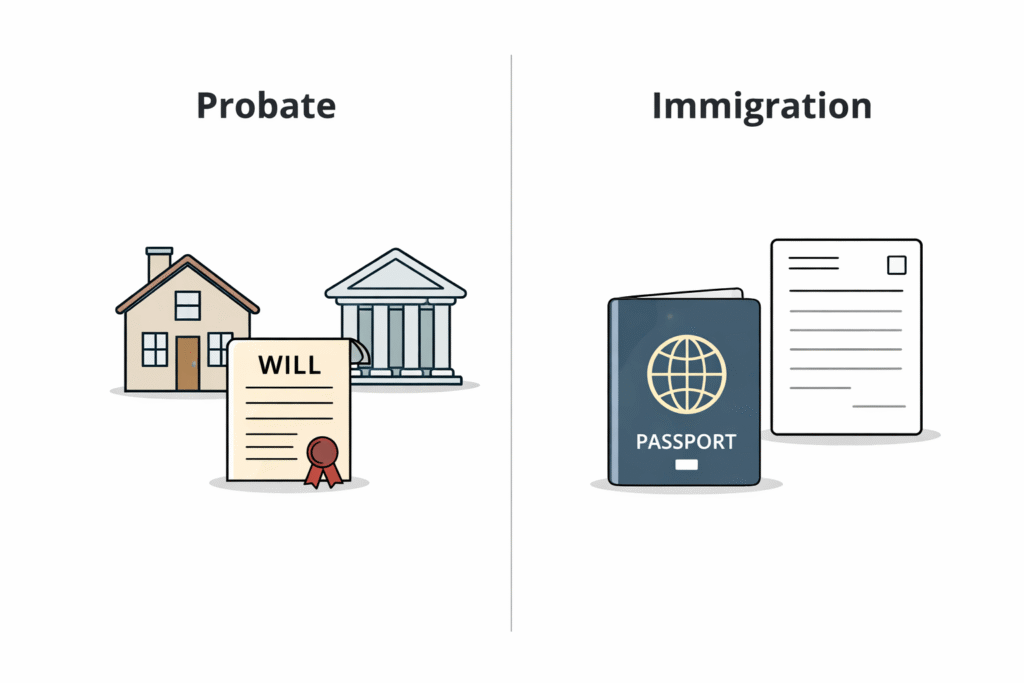 Probate and immigration reasons for translating a death certificate