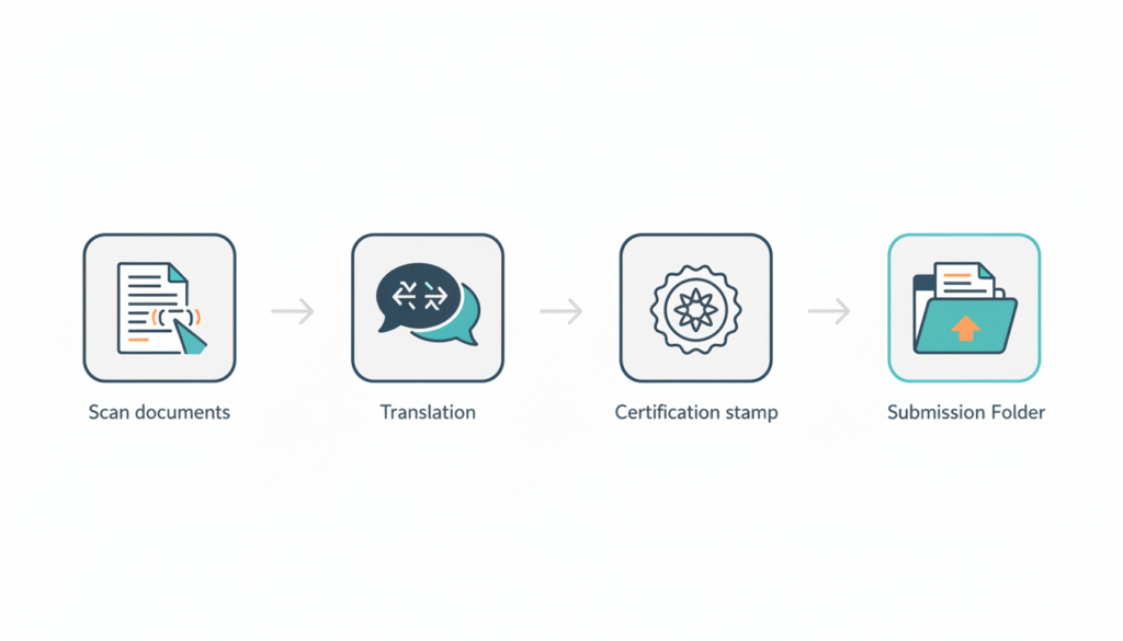 Steps to translate medical records for immigration