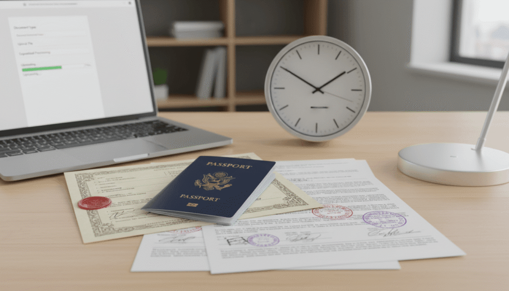 Urgent certified translation documents prepared for official submission in the UK