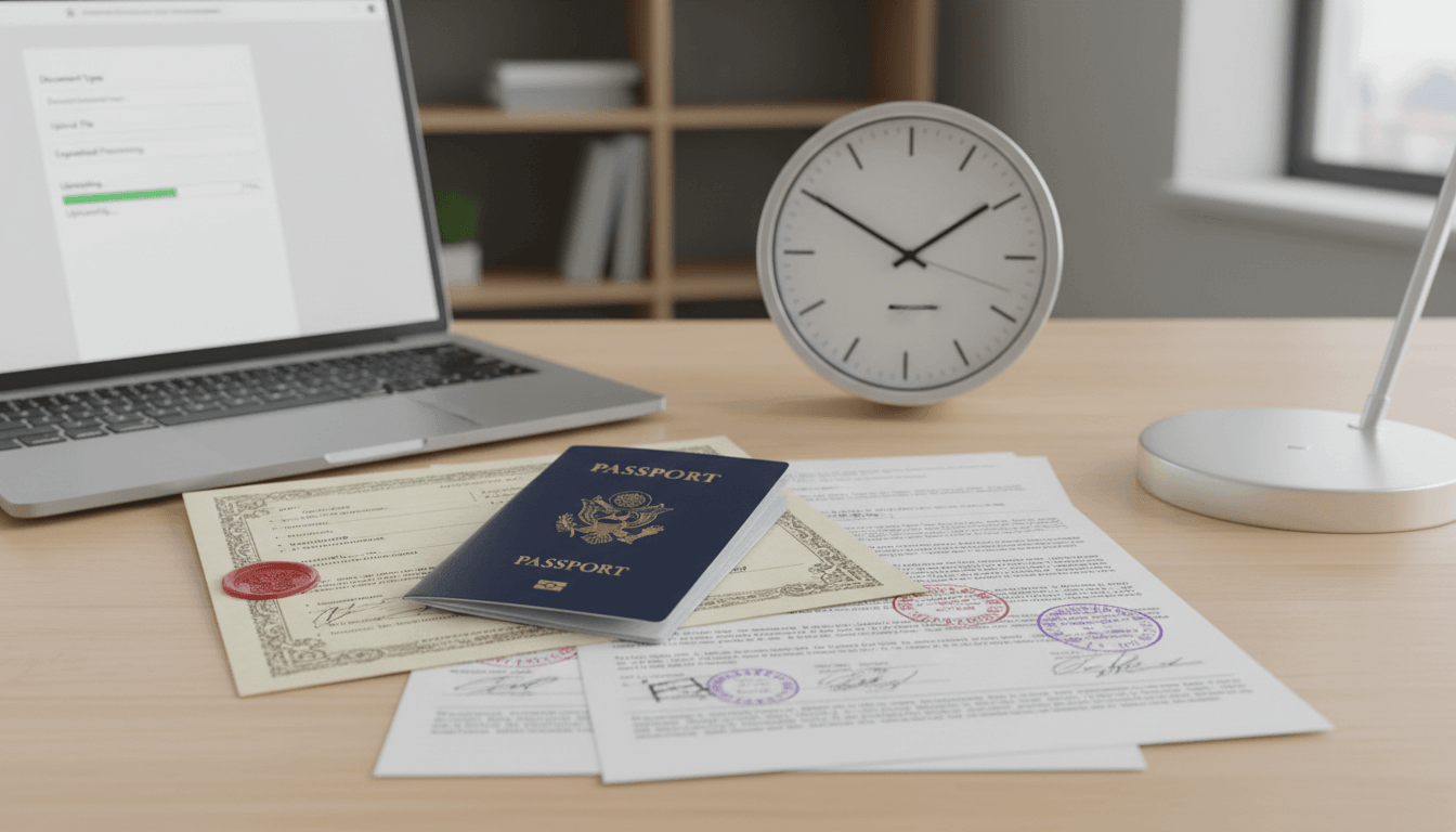 Urgent certified translation documents prepared for official submission in the UK